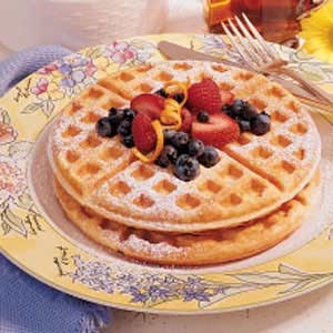 American Waffles From Scratch Dessert