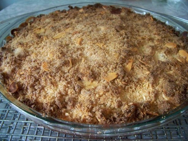 American Apple Crumble gluten Dairy and Eggfree Dessert