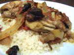 American Chicken Tagine With Plums and Spices Dinner