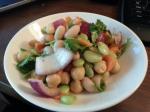 American Three Bean Salad With Fresh Cilantro and Walla Walla Onion Appetizer