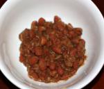 Mexican Spicy Refried Beans With Bacon Dinner