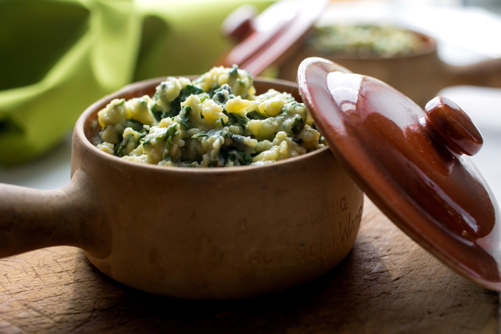 Australian Dandelion or Chard Colcannon Recipe Appetizer