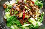 Australian Glazed Shiitake Mushrooms With Bok Choy Recipe Appetizer