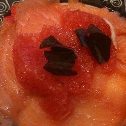 American Salad of Smoked Salmon with Grapefruit Appetizer