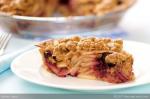 American Apple Blueberry Crumble Pie 2 Dessert