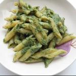 British Penne Spinaci with Cheese Dor Blue Dinner