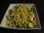 Israeli/Jewish Israeli Couscous Salad With Asparagus Cucumber and Olives Appetizer