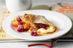 American Hazelnut Crepes With Peaches Recipe Breakfast