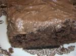 British Frosted Buttermilk Brownies Dessert