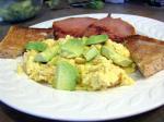 American Lowfat Scrambled Eggs W Avocado Breakfast