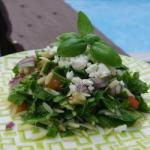 British Orzo Pasta Salad with Spinach and Feta Appetizer