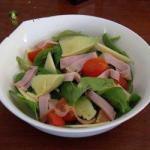 Canadian Salad with Ham and Avocado Appetizer