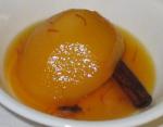 Moroccan Pears in Honey  Saffron Dessert