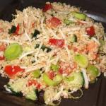 Australian Salad of Couscous and Kanikama Appetizer