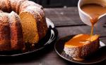 Australian Pumpkin Spice Bundt Cake with Salted Caramel Sauce Recipe Dessert