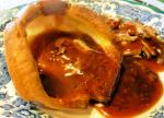 British Old England Traditional Roast Beef and Yorkshire Pudding Appetizer