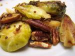 British Shredded Brussels Sprouts  Pecans Salad Appetizer