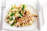 American Chargrilled Chicken With Cauliflower And Chickpea Salad Recipe Dinner