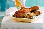 American Sweetchilli Roasted Drumsticks With Rice Noodle Salad Recipe Dessert