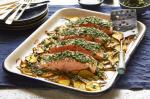 American Herb Roasted Salmon And Golden Beets Recipe Appetizer