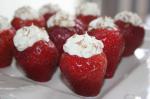 American Filled Strawberry Cheesecakes Dessert
