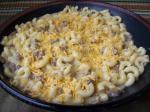 American Cheeseburger Macaroni and Cheese Dinner