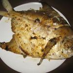 American Grilled Whole Pomfret BBQ Grill
