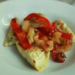 Australian Ravioli with Green Peppers and Tomato Appetizer
