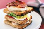 Australian Chicken And Bacon Club Sandwich Recipe Appetizer