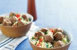 Australian Greek Meatballs With Risoni Salad Recipe Appetizer