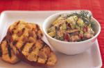 Australian Tuna And Avocado Salsa With Chargrilled Bread Recipe Appetizer