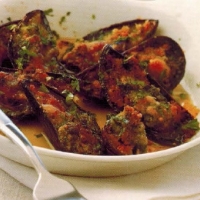 Italian Mussels with Pesto Dinner