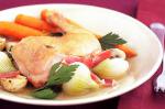 Canadian White Wine Chicken With Baby Vegetables Recipe Appetizer