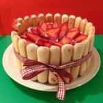 British Strawberries Charlotte Dessert