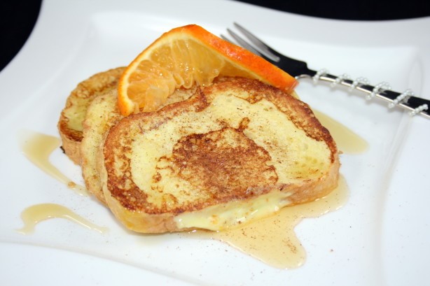 French Orange Cream French Toast Dessert