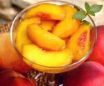 French Peaches in Sauternes Appetizer