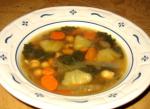 American Acadias Vegetable Soup not Vegetarian Dinner