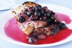 American Cinnamonpoached Blueberries Recipe Dessert