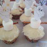 British Olaf Cupcakes inspired by the Snow Queen Dessert