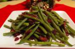 Holiday Beans With Cranberries recipe