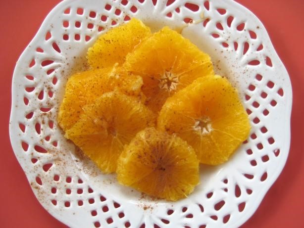 Caribbean Honey Cinnamon Oranges Dessert