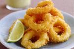 Australian Crumbed Calamari With Lime And Coriander Dipping Sauce Recipe Appetizer