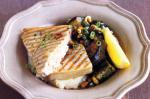 Australian Grilled Swordfish With Eggplant Salad And Skordalia Recipe Appetizer