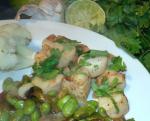Canadian Scallops With Cilantro and Lime jack Nicholson Appetizer