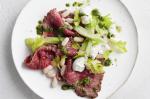 Beef Carpaccio With Cannellini Beans And Celery Recipe recipe
