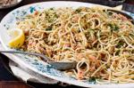American Crab And Chilli Spaghetti With Herbed Pangrattato Recipe Appetizer