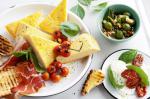 American Slowbaked Frittata With Antipasto Recipe Appetizer