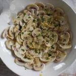 Finnish Fresh Mushroom Salad Appetizer