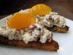 American Chickenmandarin Orange Spread Sandwiches Appetizer