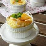 French Clafoutis with Mandarin Dessert